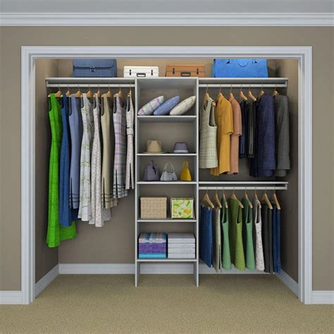 Only Hangers. . Home depot closet systems